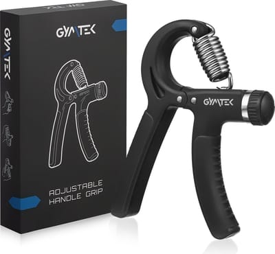 Gymtek® Verstelbare Handtrainer, Handknijper, Grip Trainer, Onderarm Trainer - Weerstand 10-40 kg
