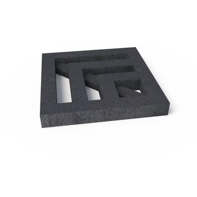 Schellevis Oudhollands Grasbetontegel Leaf Antra 80x80x10