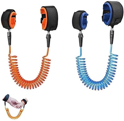 2 stuks baby anti-verloren riem, baby kinderen veilig om te gaan met de hand riem pols link bungee riem veiligheid peuter harnas