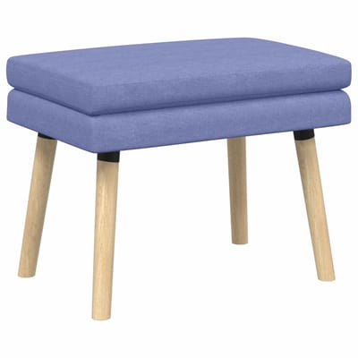 vidaXL - Dubbel-laags - bank - Jeans - Blauw - 60 - x - 40 - x - 46 - cm - Stof