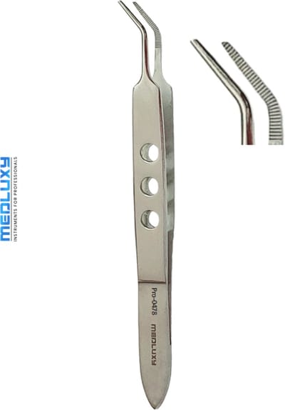 Medluxy Pro - Splinterpincet - 11 cm - Pincet met Gebogen Fijne Punt - M-0478