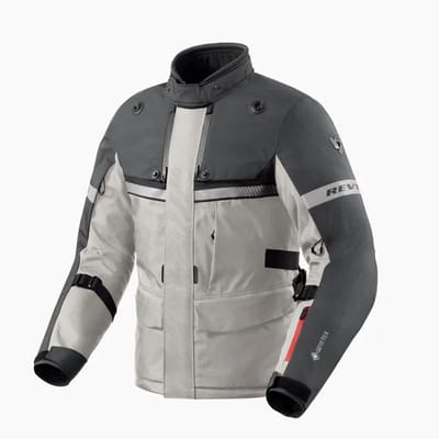 REV'IT! Poseidon 3 GTX Jas Zilver Antraciet - Maat 2XL - Jas