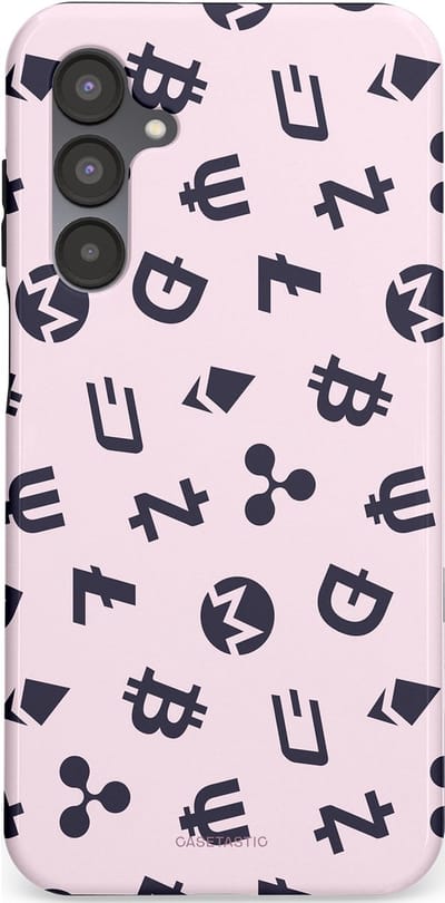 Casetastic Hoesje Geschikt voor Samsung A16 - Stijlvolle Beschermende Duo-layer Case - Crypto flow