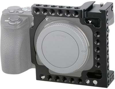 Allecto - Camera Cage Kit - Lichtgewicht Aluminium - Geschikt voor Sony a6300 en a6500 - Professioneel filmen - Stabiliteit en bescherming - Compac..