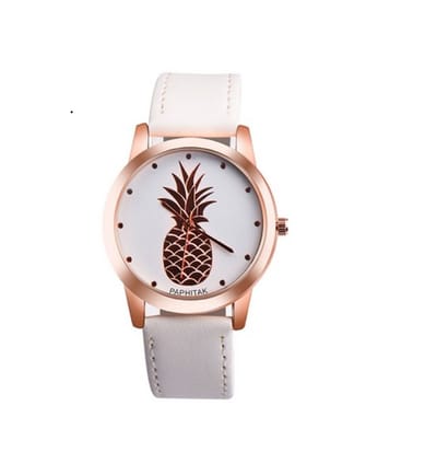Hidzo Horloge Transparant ø 37 mm - Wit - In horlogedoosje