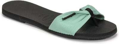 Comfortabele Zwarte Teenslippers van Rubber