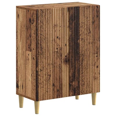 vidaXL - Badkamer - Opbergkast - ARNHEM - Oud - hout - 59,5 - x - 31 - x - 80 - cm