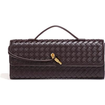 Diner Tassen, Handgeweven Tassen, Oude Baguette Tassen, Niche Handgedragen Tassen, Schouder Crossbody Dames Tassen gray