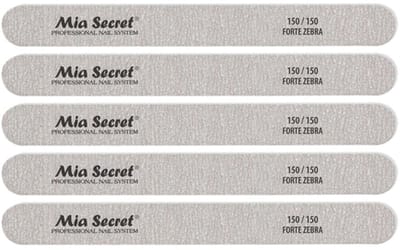 Forte Zebra Straight Nagelvijl 150/150 Groen (5stuks)