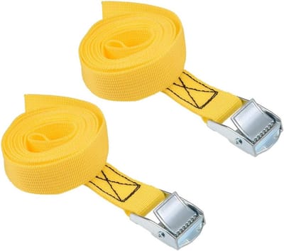 Sjorriem Spanband - Lading Zekering - Transport Beveiligen - Met Gesp - 05 m x 25 mm - Blauw