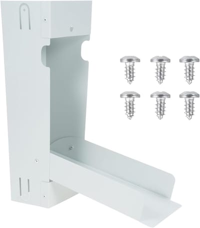 Regenwateropvangsysteem - Regentonvuller - Duurzaam watergebruik - Voor rechthoekige regenpijpen - 31 x 13 x 9 cm - Wit