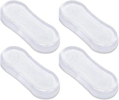 Toiletbril Bumper - Reserve Bumper - Stabiliseren Toiletbril - Zelfklevende Installatie - 5.1 x 2.3 cm - Transparant
