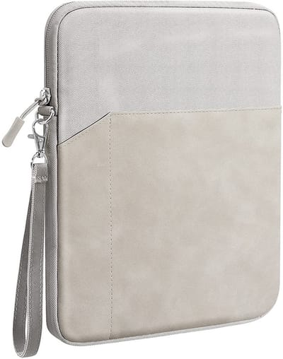 laptoptas-laptophoes-12,9-13 inch tablethoes - Geschikt voor 13 inch iPad Air M3 2025 - - Waterdichte tas en draagtas-Lichtgrijs