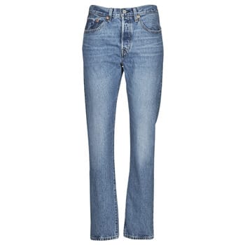 Levi's 501® Crop Jeans Med Indigo Maat: W30L30 | Straight Jeans Outlet | Dames | Blauw