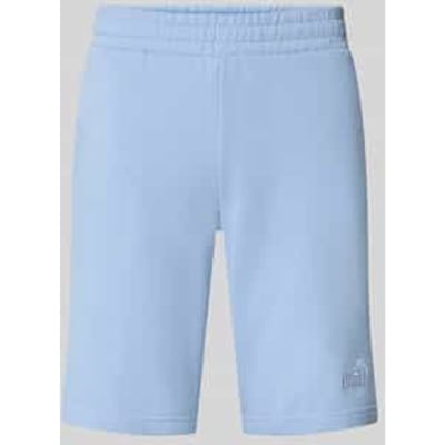 short met logo en elastische band
