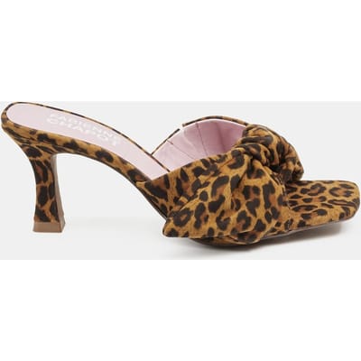Fabienne Chapot Asha Mule Nougat/black Maat: 36 | Sandalen Outlet | Dames | Zwart