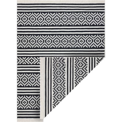 Kleden Rugsx Tapijt TWIN 22996 geometrisch, strips katoen, dubb 80x150 cm