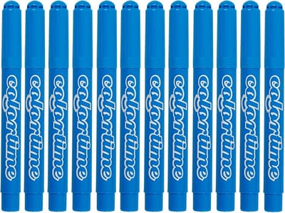 Colortime stift,  5 mm lijn, lichtblauw, 12 stuks