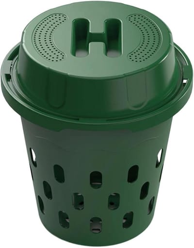 Wormencomposter Inground - Compostbak Wormen - Bodemverbetering Tuin - Geoptimaliseerd Ventilatieontwerp - Niet gespecificeerd - Zwart