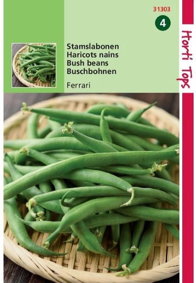 Hortitops zaden - Struikprinsessenbonen Ferrari 25 gram