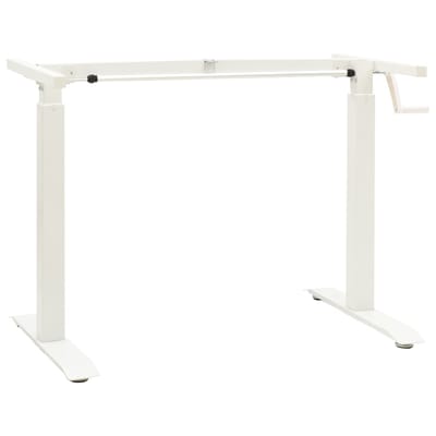 vidaXL - Zit-stabureauframe - met - slinger - handmatig - wit