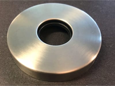 Wiesbaden 304 rozet voor douchearm rond 60 mm geborsteld RVS