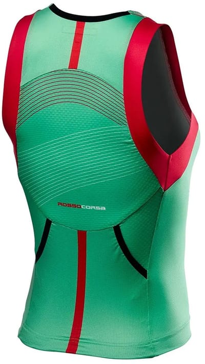 Castelli Mouwloze Triatlontrui Groen S Vrouw