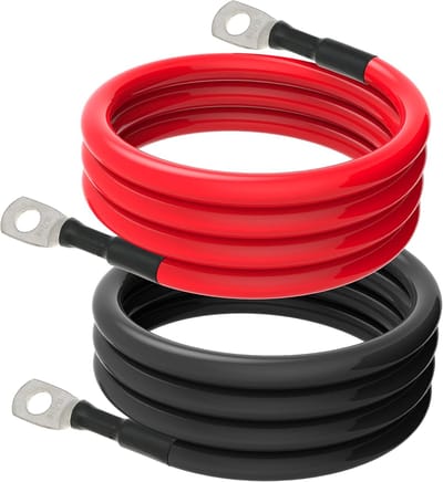 6 AWG Batterijkabels voor Zonne-energie en Marine Toepassingen - 2 Stuks