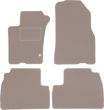 Beige veloursmatten voor: Mercedes ML W163 SUV (1998-2005)