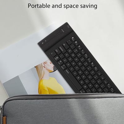 Dailygoods - Stil toetsenbord - Draadloos - Opvouwbaar ontwerp - Siliconen