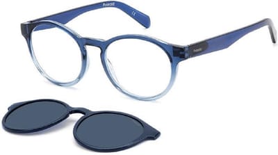 Leesbril Polaroid PLD0031 Met Zonneclip-Blauw Grijs-+1.00