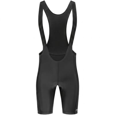 Zwarte wielren broek met zeem heren fietsbroek met bretels en zijzakken korte fietsbroek zomer racefiets wielrennen outdoor sportbroek maat S