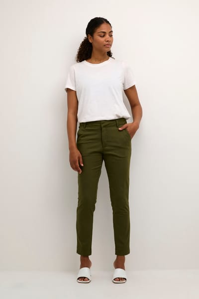 Casual broek Regular fit Grape Leaf green