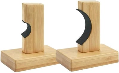 Allecto - Baseball Bat Rack - Houten Bat Houder - Handgemaakt - Wanddisplay - Baseball Bat Opbergmeubel - Geschikt voor Sportliefhebbers - Bruin