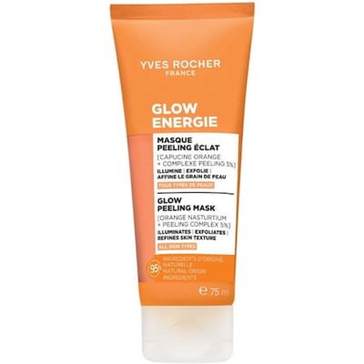 Yves Rocher Glow Energie Peelingmasker Gezichtspeeling Dames 75 ml