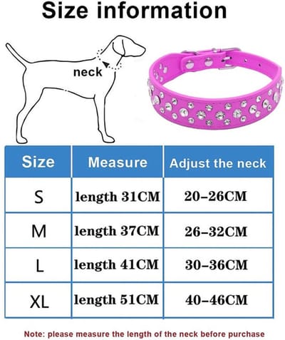 SolidChoice - Bling Strass Halsband - PU Lederen Halsband - Geel - Kristal Diamant
