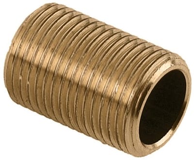 Bonfix Draadfitting Gladde nippel 1/4 - doorlopende buitendraad