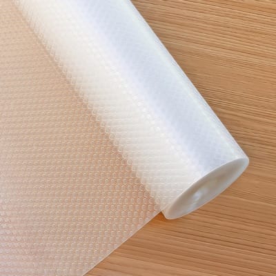 Keukenlade-inlegvellen 40cm x 500cm - Waterdichte en olieafstotende beschermers voor kasten en koelkastplanken, EVA plastic matten voor optimale bescherming