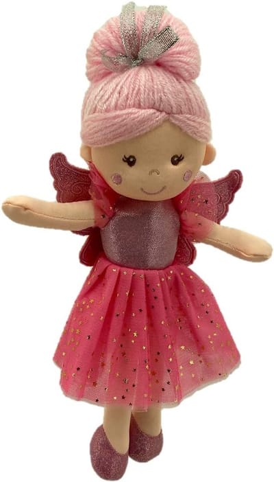Zachte Pluche Feeënpop Prinses Knuffel 30 cm Roze