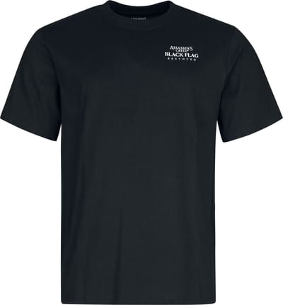 Assassin's Creed - Gaming Oversized T-shirt - Black Flag Resynced - Kenway - S tot XXL - voor Mannen - zwart