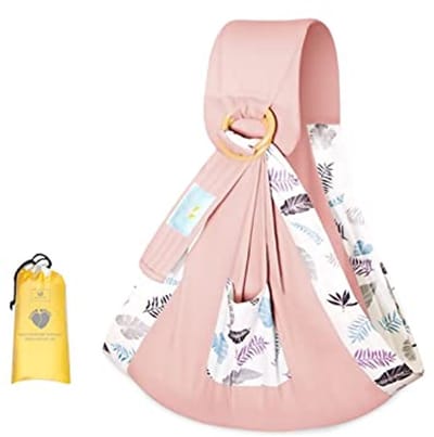 Baby Sling Draagdoek - Verstelbare Katoenen Draagzak voor Pasgeboren tot 15 kg - Borstvoedingscover en Ergonomisch Ontwerp