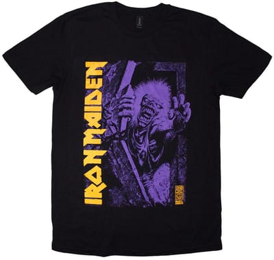 Iron Maiden - Est. 1975 No Prayer Grave Heren T-shirt - S - Zwart