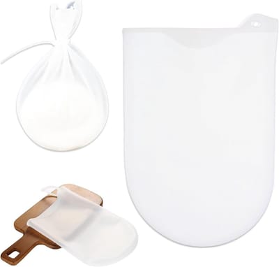 Mixzakken voor het kneden van deeg, ideaal voor brood, pizza en gebak - 2 stuks silicone knedentassen