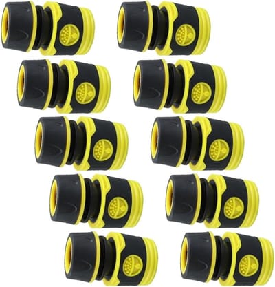 SnelShoppen - 10 Stuks Tuinslang Aansluitingen 1/2 Inch Tuinslang Koppelingen Snelle Aansluiting Tuinslang Fitting Kunststof voor Thuis Waterkraan