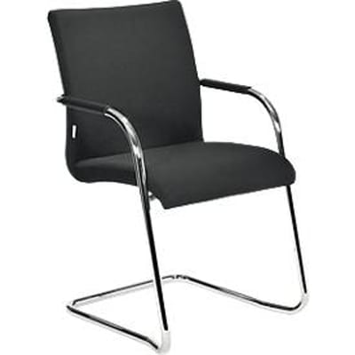 Sledestoel SSI Project SC8306, met armleuningen, gestoffeerd, stapelbaar