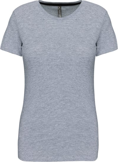 Kariban Dames t-shirt ronde hals korte mouwen K380 - Oxford Grey - 3XL