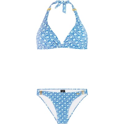 Protest PRTLina - Halter bikini set Dames - Koordsluiting - Uitneembare vulling - Medium dekking - Roze