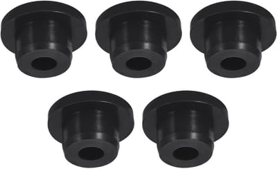 Dailygoods- Knopplug 5 Stuks - Waterdicht - Rubber - Temperatuurbestendig tot 250 °C - Eenvoudig te installeren - Duurzaam - Stop