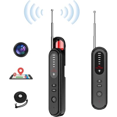 Spionagedetector - Draadloze Camera Finder - Anti-Spionage Apparaat - Voor Hotel/Auto - Compact - 100×60×25mm
