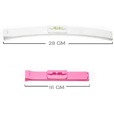 Ensemble 2 pièces Mode DIY Outil Accessoires de coiffure professionnels Pince de coupe pour frange Peigne Outil de mise en plis et de coupe Rosy white